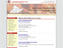 Tablet Screenshot of centrecountyfire.com